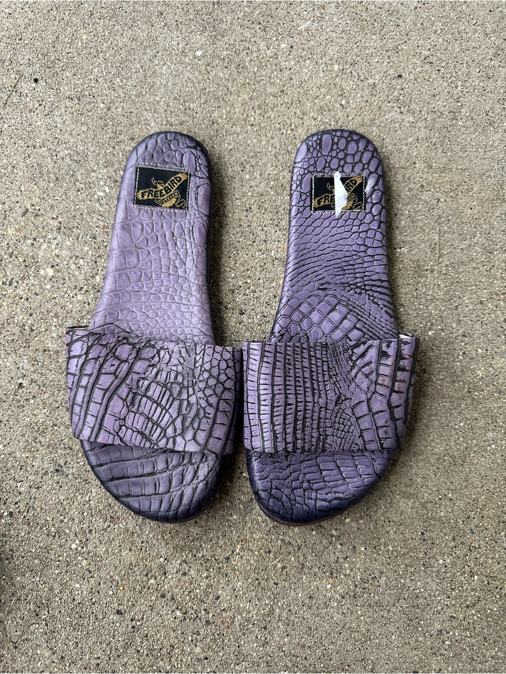 Free bird croc sandal